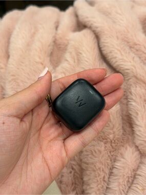 Black Portable Earbuds Charging Case